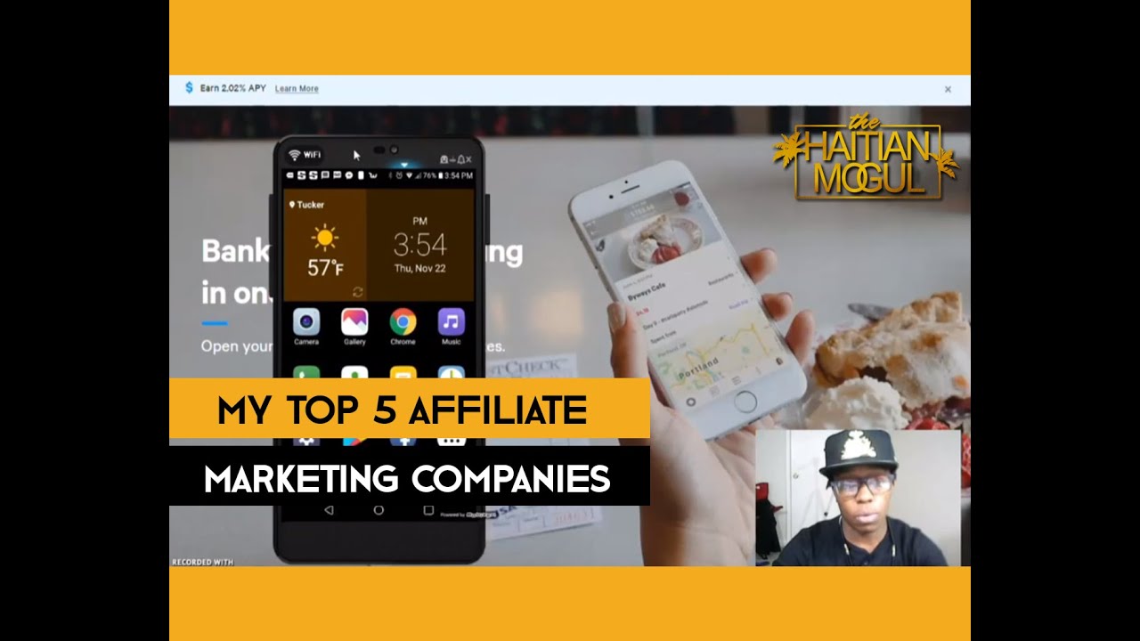 My Top 5 Affiliate Marketing Companies to Make Money Online